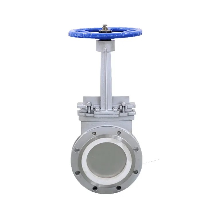 Rising Stem Flange Connection CF8 Knife Gate Valve