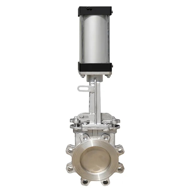 Pneumatic Actuator CF8M Knife Gate Valve