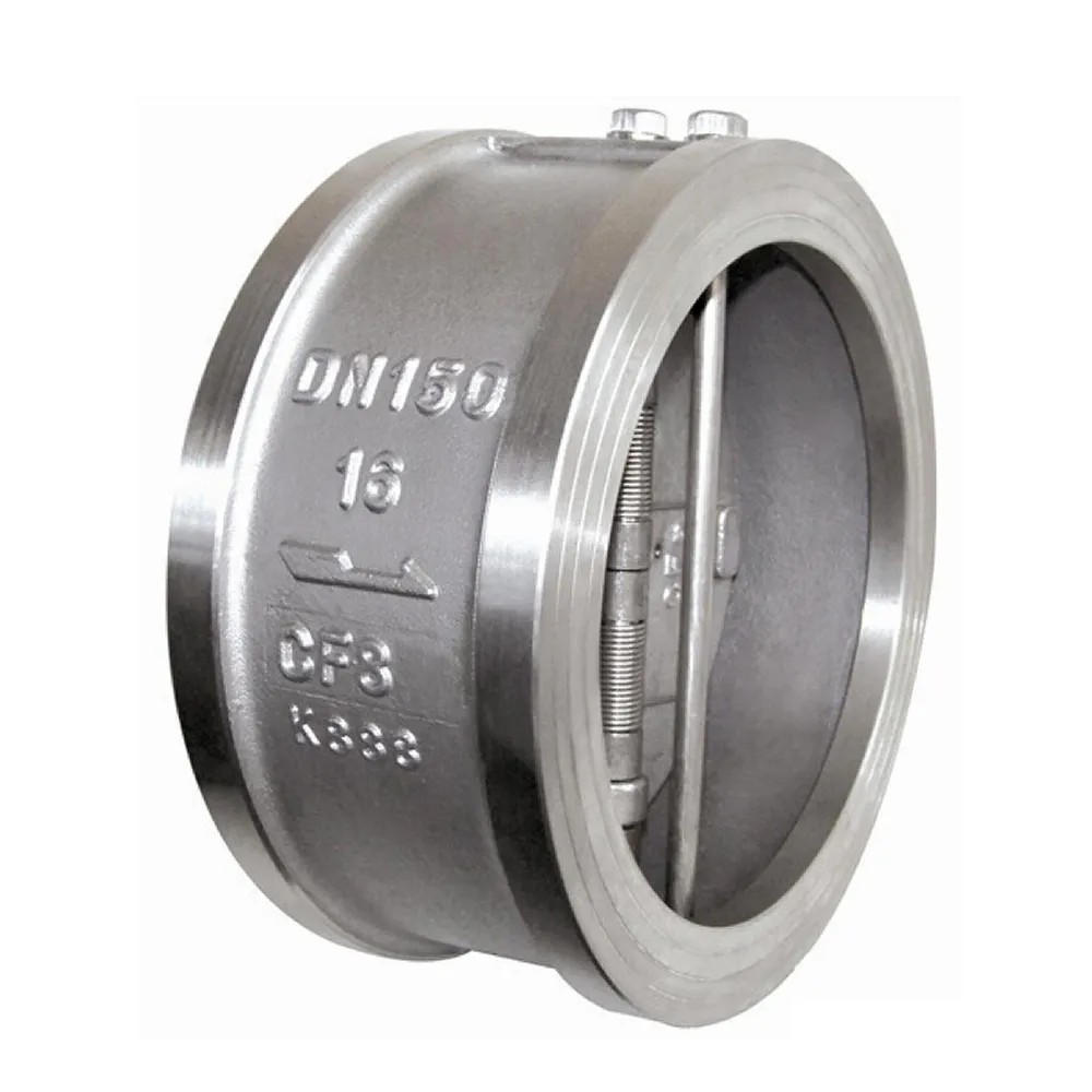 CF8 Metal Sealing Dual Plate Check Valve