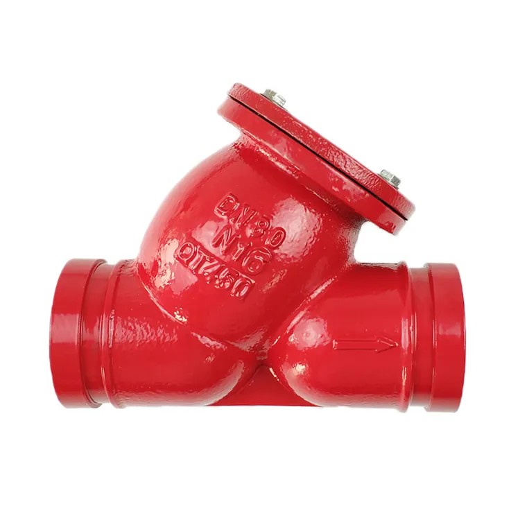 Cast Iron Grooved Y-strainer