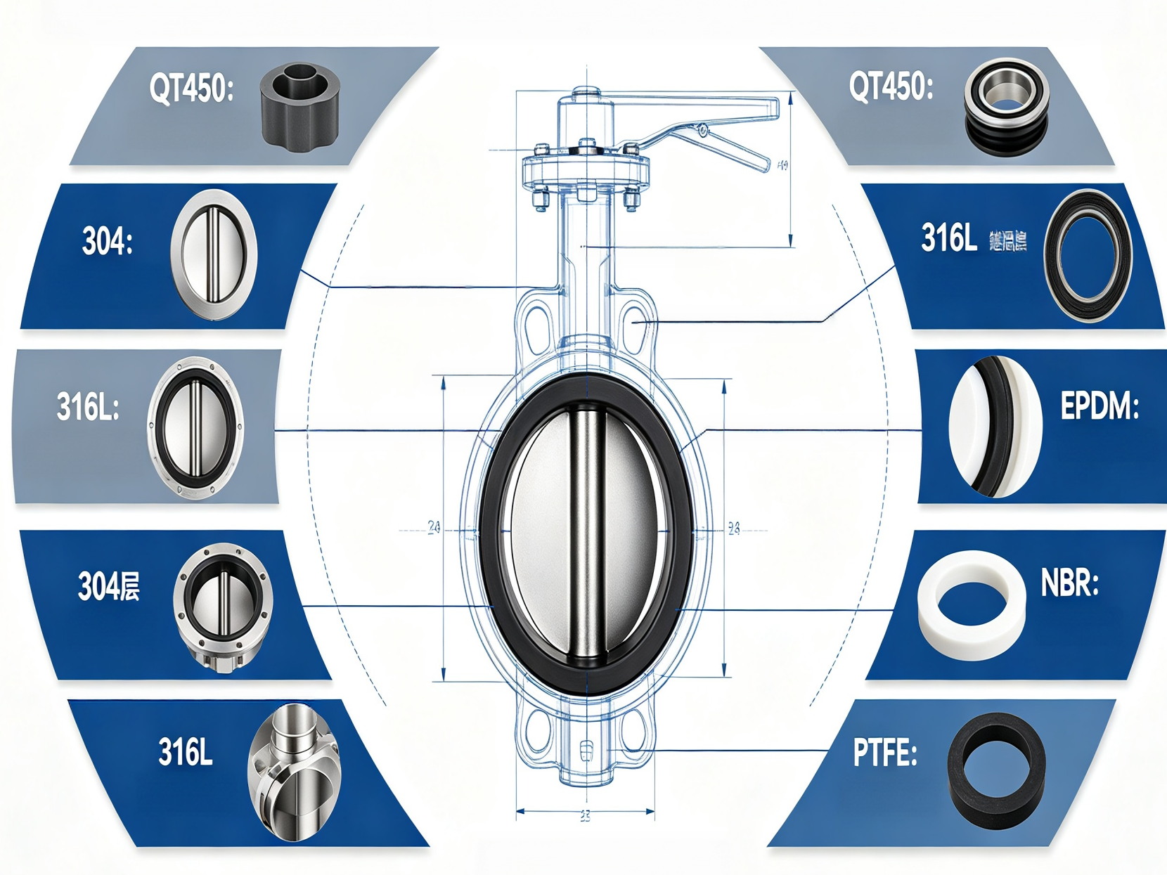 What is the Material Identification Method of Butterfly Valve?