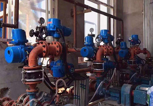 Electric valve installation project for Italian groundwater system